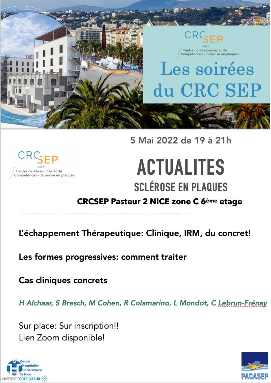 Soirée CRC Nice 5 mai 2022