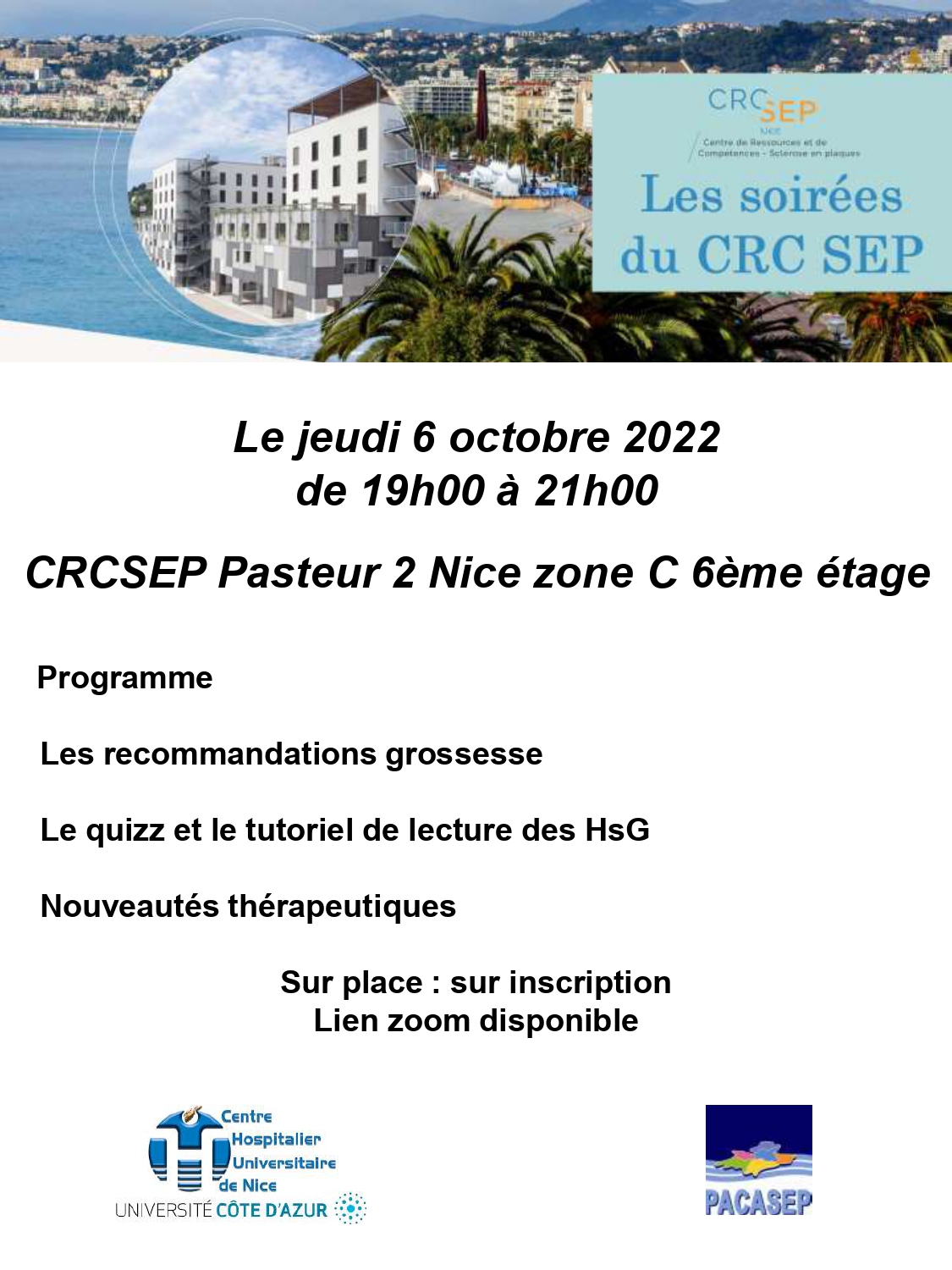 Soirée CRC Nice 6 octobre 2022