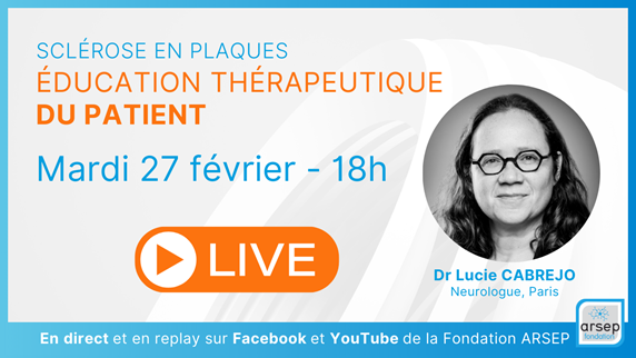 Le prochaine Live de la fondation ARSEP aura lieu le 27 février 2024